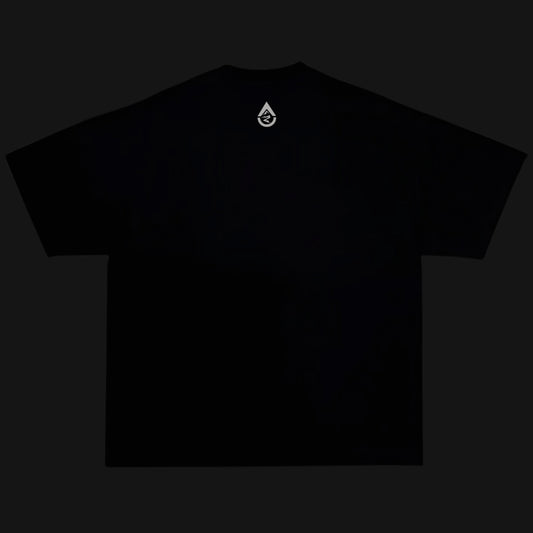 Zenith Lifestyle black regular fit keep growing skull t-shirt with small logo on the upper back