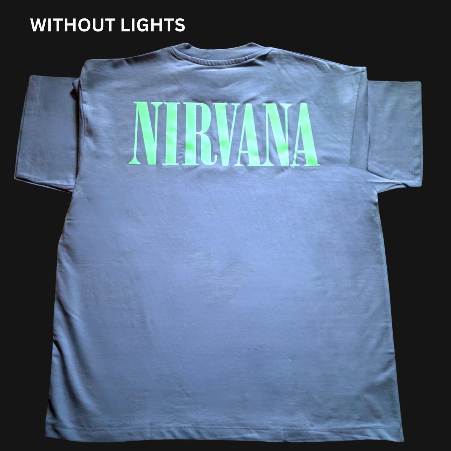 Zenith Lifestyle Oversized T-shirt featuring a bold Nirvana graphic on the back in a relaxed fit