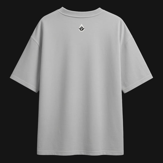 Zenith Lifestyle No Bunny Not All oversized t-shirt in light gray with back logo detail